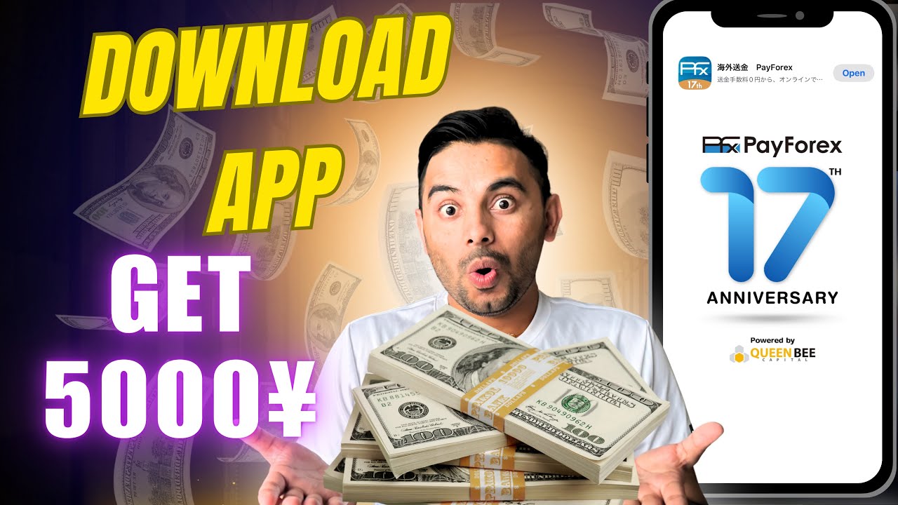 Download Payforex APP & get 5000¥ /earn money in Japan #earnmoneyonline #japan #remittance 