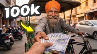 Tipping my Rickshaw Driver ₹100,000