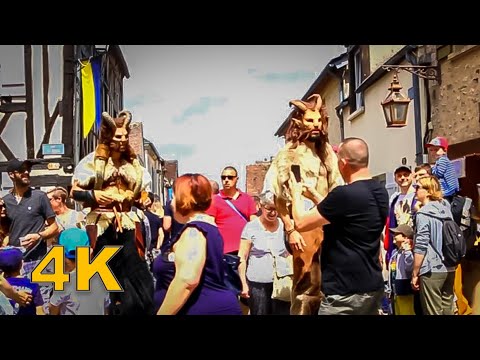 Walking tour in MEDIEVAL TOWN OF PROVINS, FRANCE 4K UHD