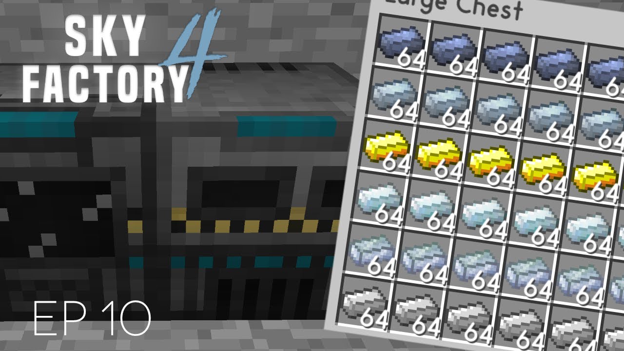 INGOT FACTORY!!!! Sky Factory 4 Ep. 10 YouTube