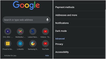 How to enable Dark Mode in Andriod Chrome