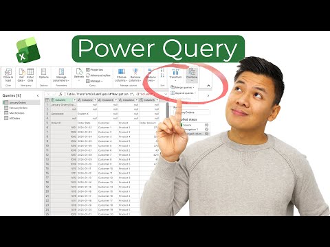 How to join tables in excel using Power Query | Merge vs append explained