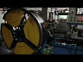 Rubber track steel cord winding line