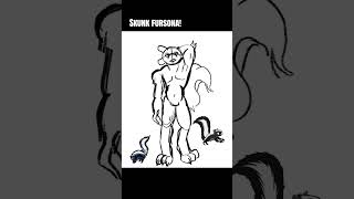 Skunk Fursona! Do you like him? #furry #speeddraw #furryart #skunks Skunk Fursona! Do you like him? #furry #speeddraw #furryart #skunks