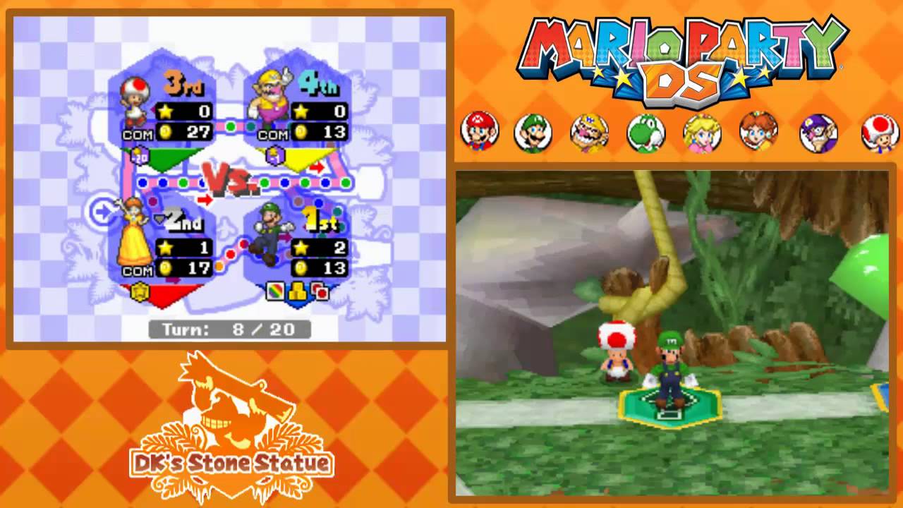 Mario Party DS DK Stone Statue Part 2/4 YouTube