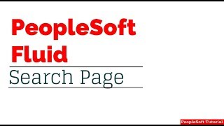PeopleSoft Fluid Search screenshot 3