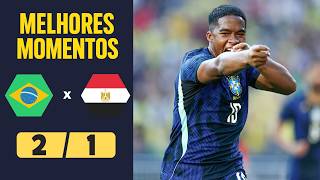 Brasil x Egito | 2-1 | Melhores Momentos | Amistoso 2026 | brasil x egito melhores momentos