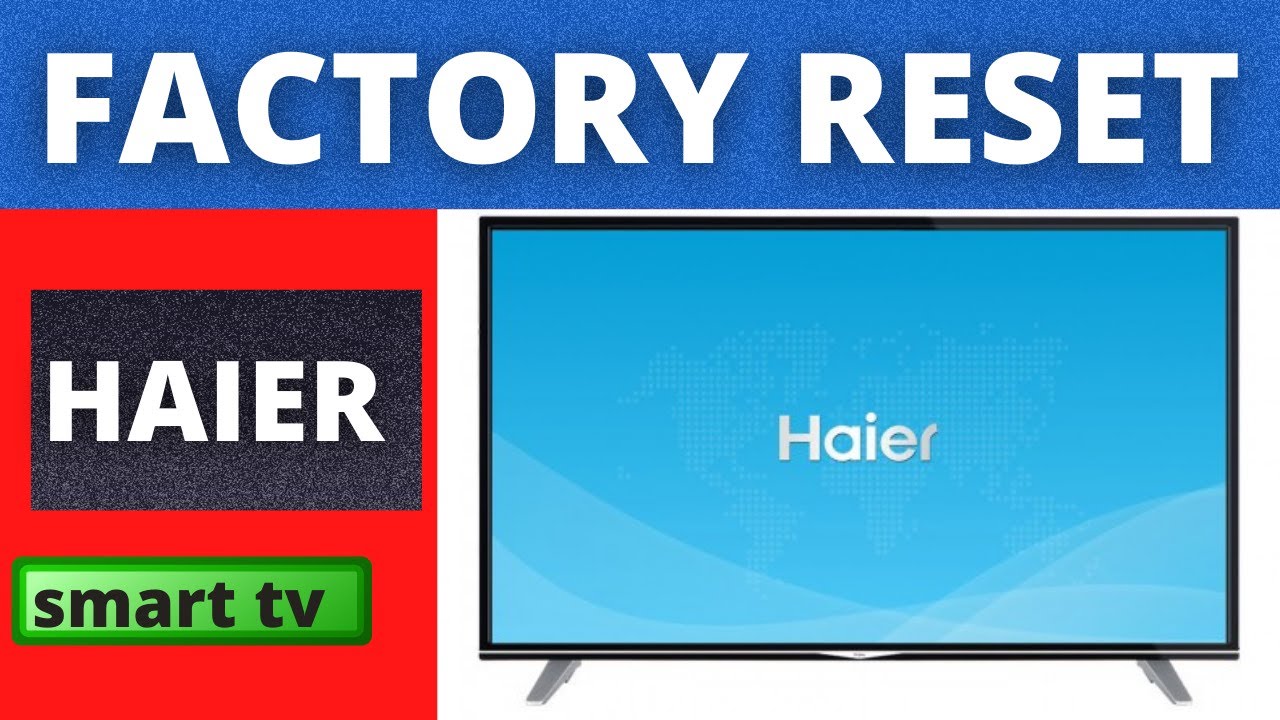 Factory на телевизоре haier