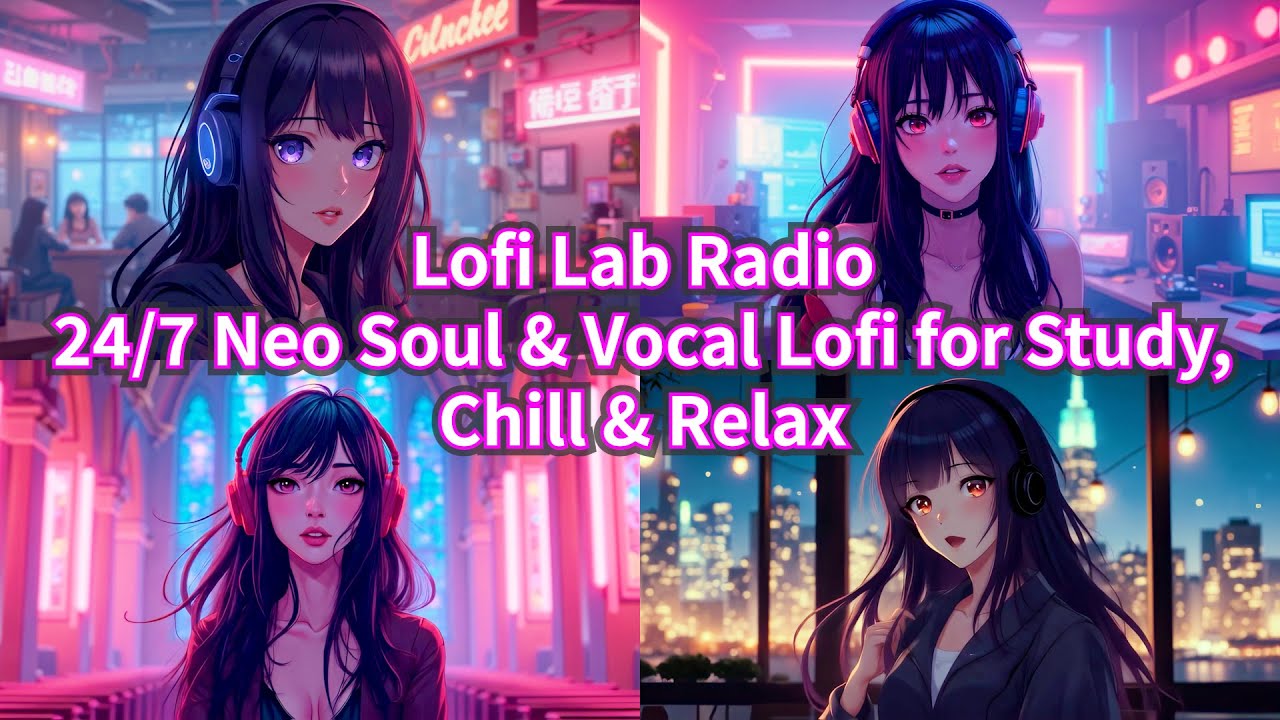 Lofi Lab Radio① – 24/7 Neo Soul & Vocal Lofi for Study, Chill & Relax ...