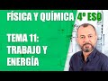 Trabajo y energía  - Tema 11 - Física y Química 4 ESO