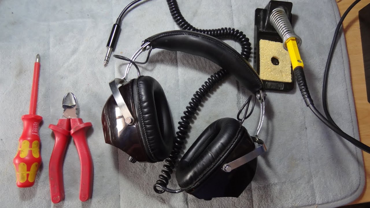 Casque Audio Vintage ARCHER (Tandy USA) Modèle 20-200 – Gris – Neuf En Boîte