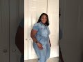 Plus size denim jumpsuit perfect for fall