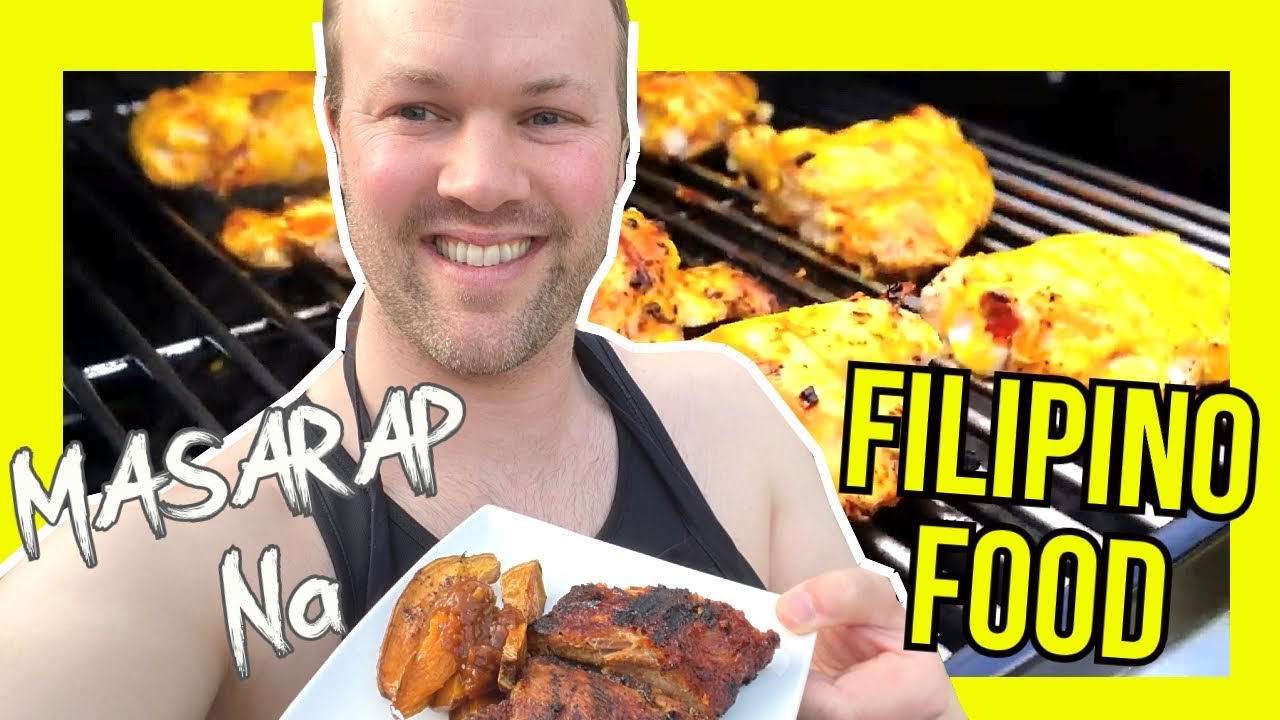 FOREIGNER MAKES FILIPINO BBQ | PINOY COOKING VLOG