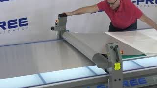 BUBBLE FREE flatbed applicator - mounting