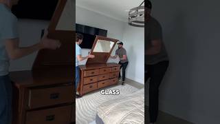 He Broke the Table Then Revealed a Hidden TV 📺😱~working art skillwood / hand crafts / #shorts #trend