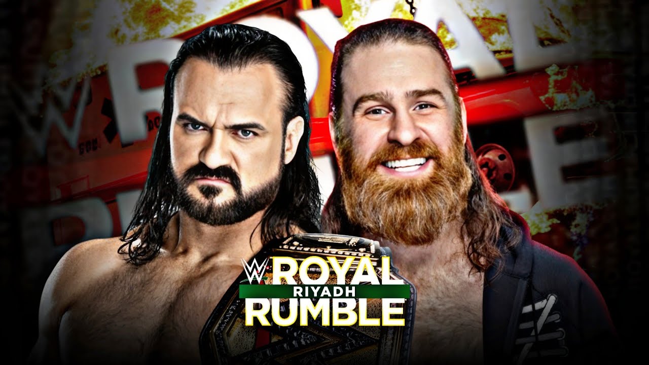 Матч "Скорая помощь" - Дрю Макинтайр против Сами Зейна. Полный матч WWE Royal Rumble 2026. Основн...