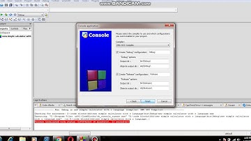 Creating a new project in code blocks