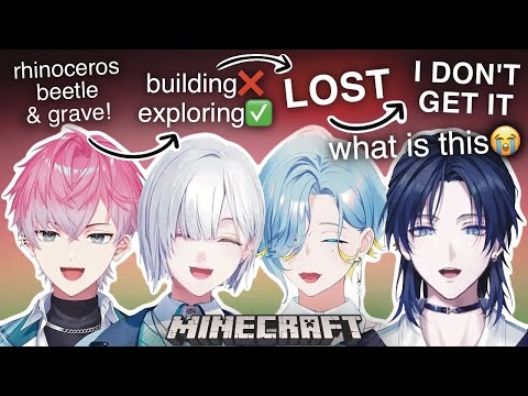 (eng sub) SPLARE Minecraft Relay Gone Wrong 😵‍💫 Nijisanji JP Reo Isumi Yuno Tsubasa funny moments