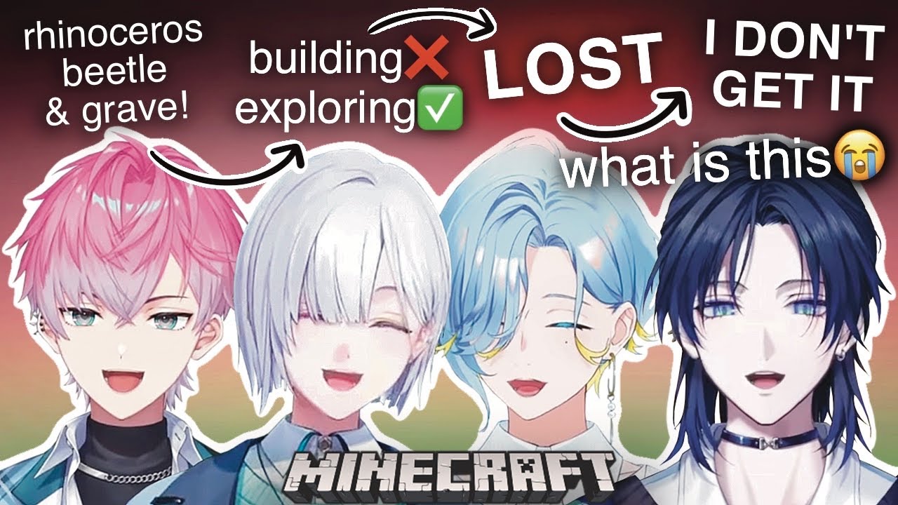 (eng sub) SPLARE Minecraft Relay Gone Wrong 😵‍💫 Nijisanji JP Reo Isumi Yuno Tsubasa funny moments