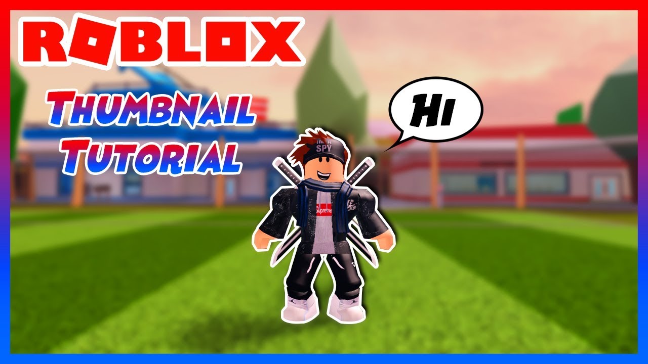 How To Make Roblox Thumbnails In Photoshop Youtube