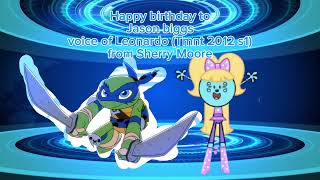 Happy birthday to Jason Biggs (Voice Of leonardo s1-mid-s2)