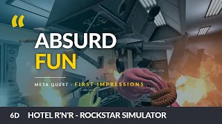 Hotel R'n'R - Rockstar Simulator VR Review | Hotel R'n'R first look.