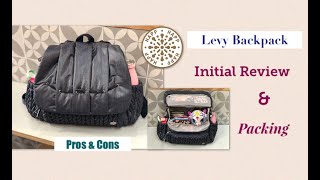 HAPP Brand Levy Backpack - Navy Denim - Honest Initial Review and Packing..
