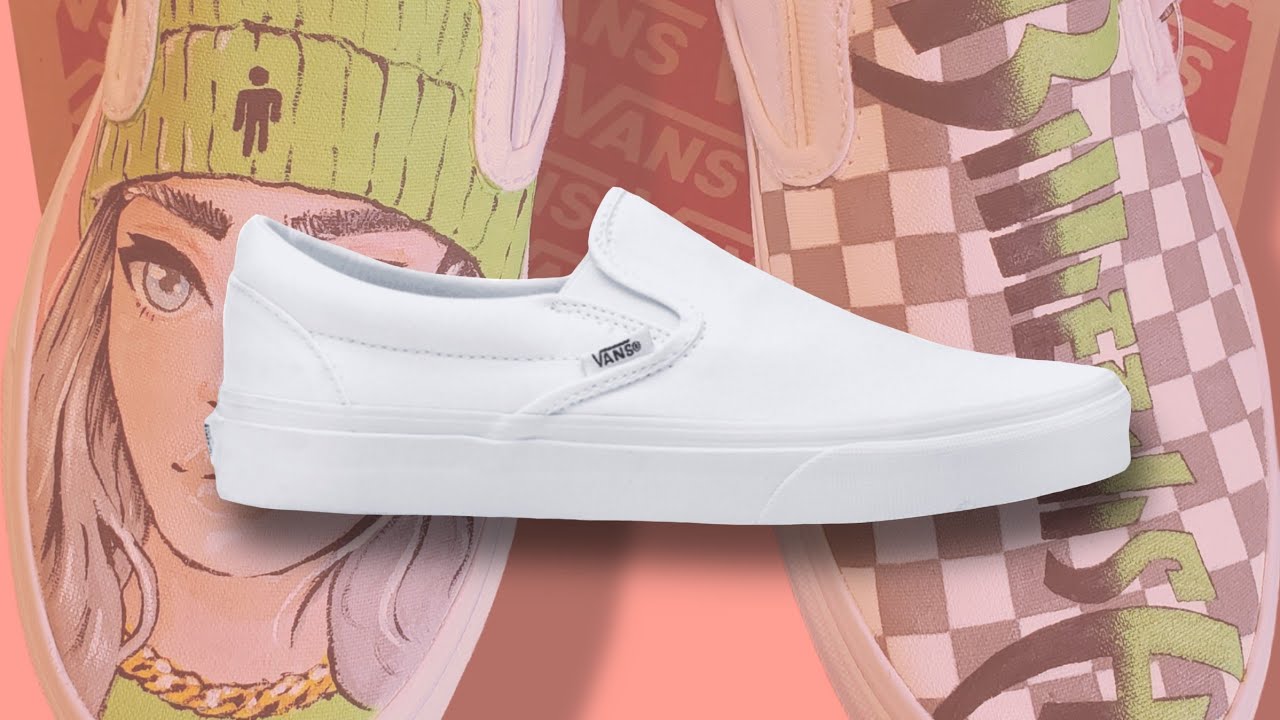 billie eilish custom vans