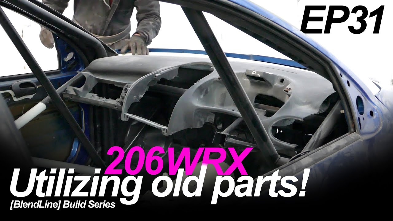 IMPREZA POWERED 4WD PEUGEOT 206 WIDE BODY RALLY CAR BUILD - 206