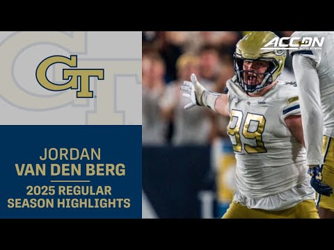 Jordan van den Berg 2025 Regular Season Highlights | Georgia Tech IDL