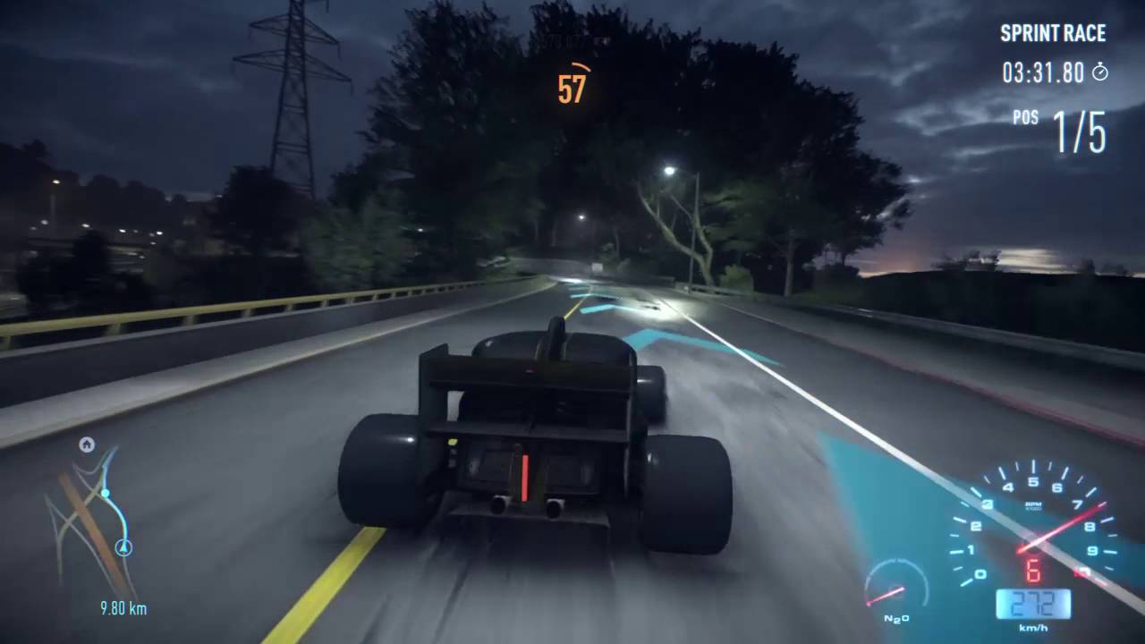 Need for Speed groten race in 5 min