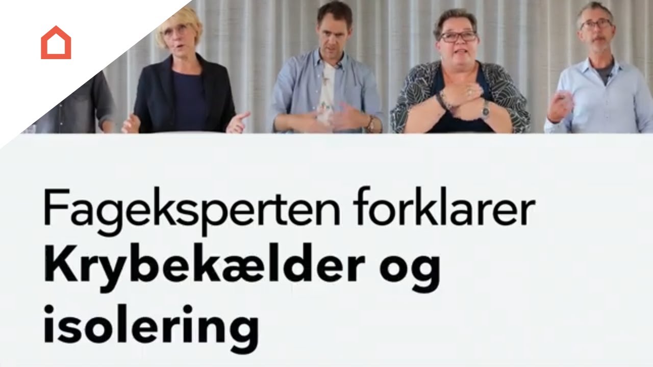 Fageksperten forklarer: Isolering af krybekælder