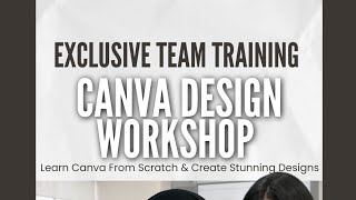 Canva Workshop Day 6 | Advanced Design Tips | One To One Practice #canvatutorial