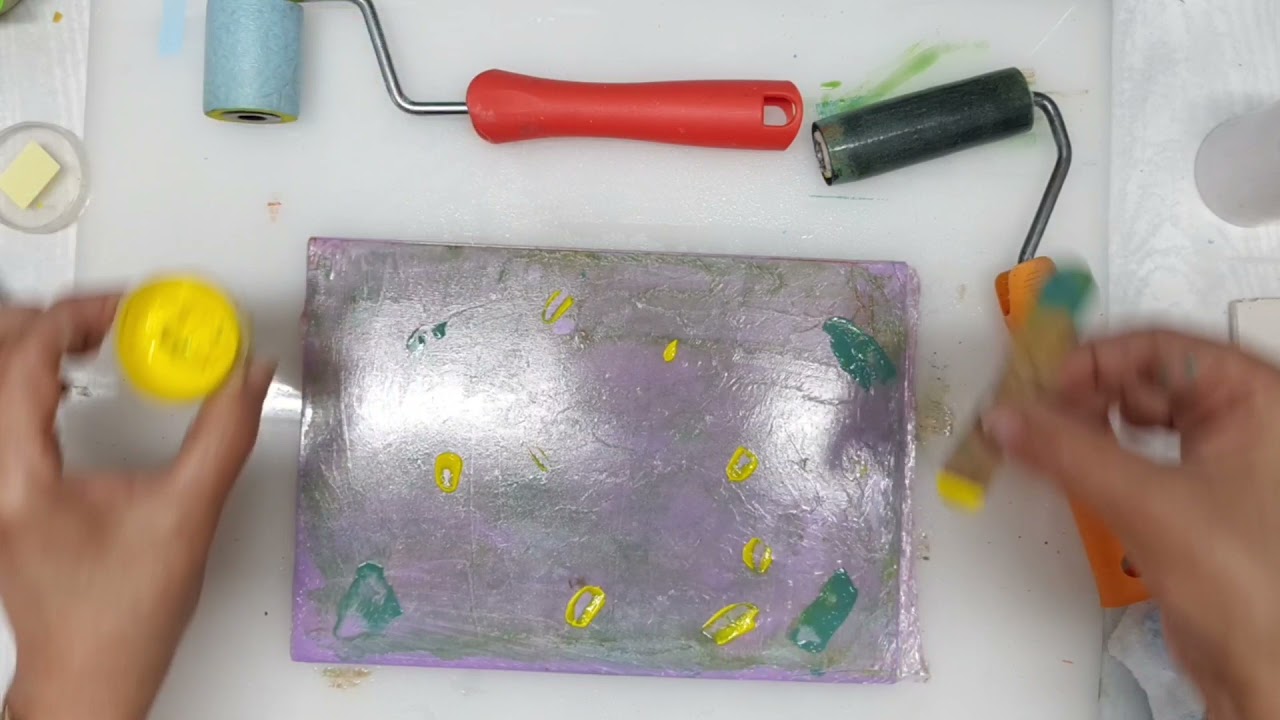 les alternatives de la gel press. Tests et Avis, scrapbooking.