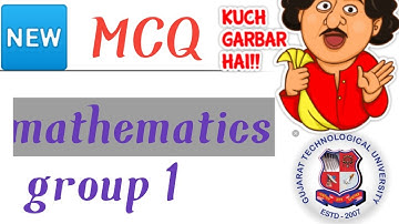 mathematics group 1 MCQ //diploma sem 2// GTU ELECTRICAL MATRIAL