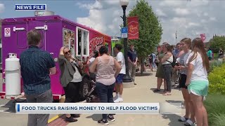 Food trucks raising money to help flood victims - Midday