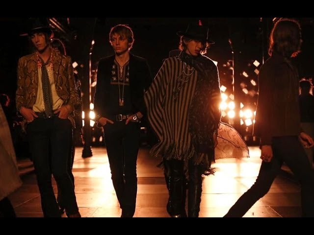 Saint Laurent Spring Summer 15 Full Fashion Show Menswear Exclusive Youtube