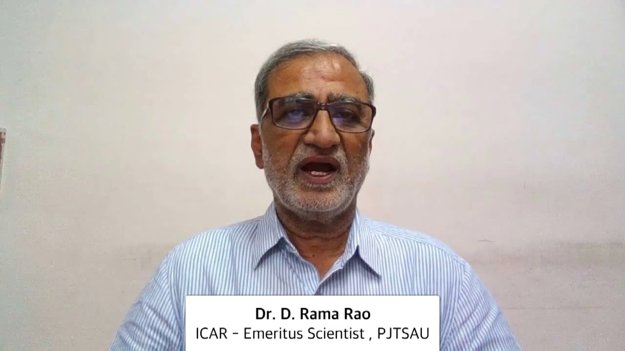 Dr. D. Rama Rao Testimonial about Mr. Sudhakar Desam - YouTube