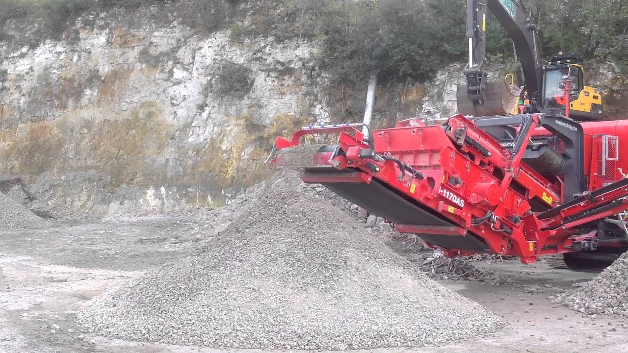 Как раздробить и рассортировать бетон на дробилке TEREX|FINLAY Вид 3