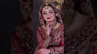 Beautiful Bridal Makeup jewellery and Dress Transformation #Bridal Shorts