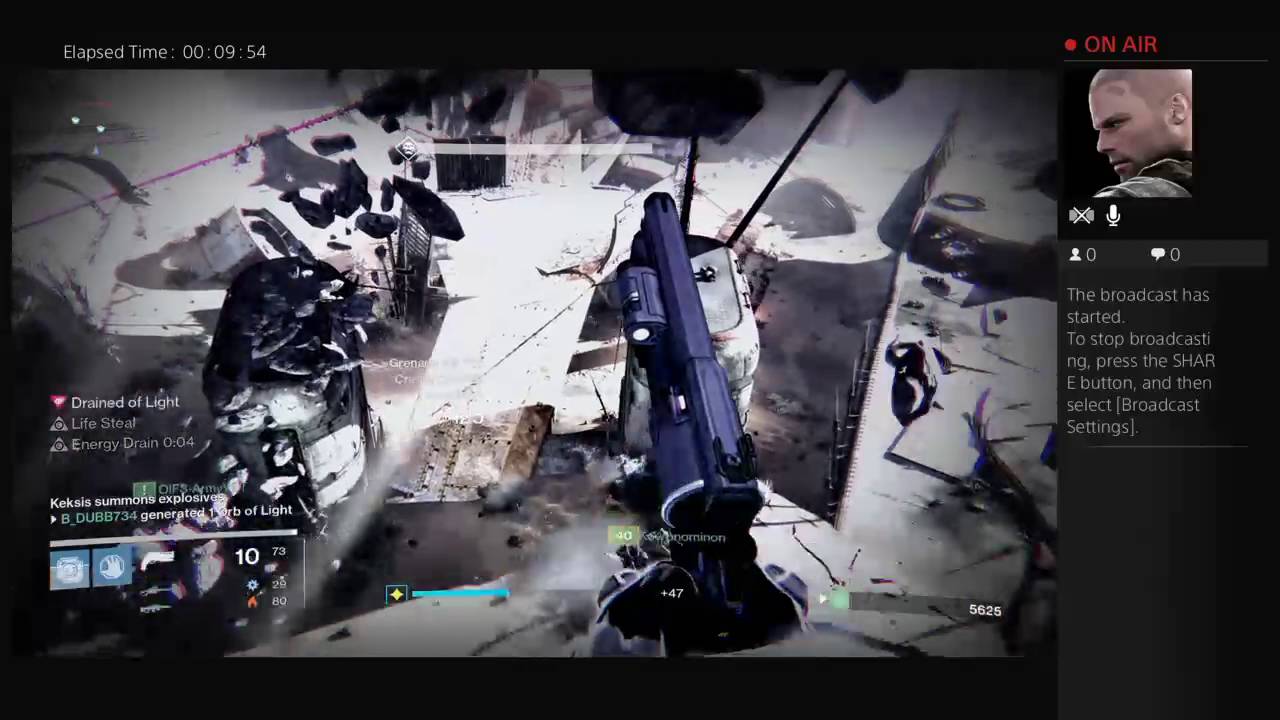 B_DUBB734's Live PS4 Broadcast Destiny POE Game Play