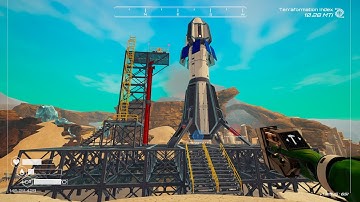 The Planet Crafter DLC Planet Humble - Shooting the first rocket into space Pt 7