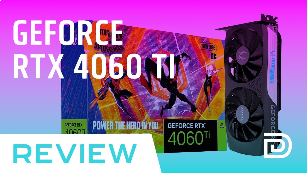 ZOTAC GAMING GeForce RTX 4060 Ti 8GB Twin Edge OC Spider-Man: Across the  Spider-Verse Inspired Graphics Card Bundle, ZT-D40610H-10SMP 