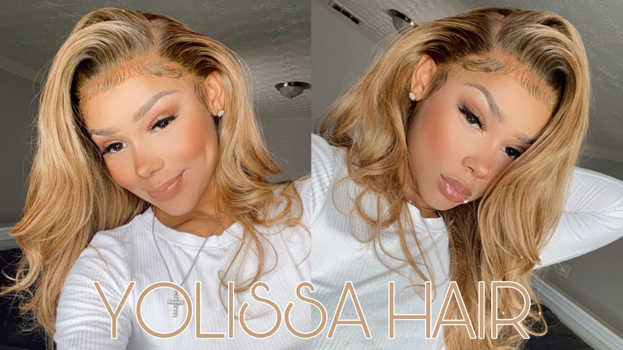 *Must Try* #27 Honey Blonde Wig Install | Dark Roots on Blonde Hair 