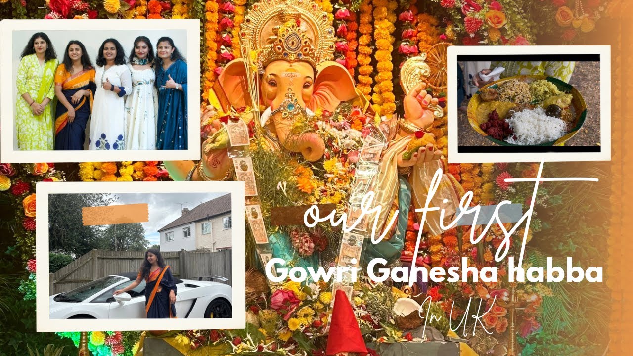 First Gowri Ganesha Habba in UK|21lakh rupees laddu
