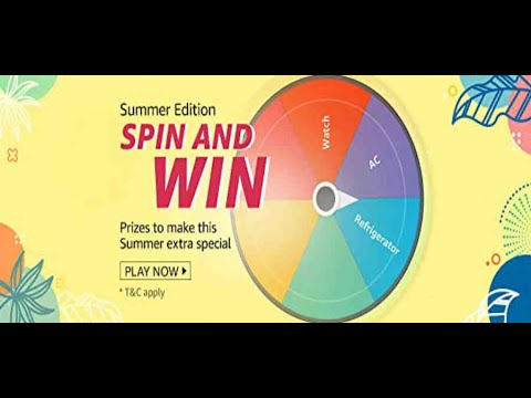 Amazon Summer Edition Quiz Answers: Spin And Win AC, Refrigerator And More