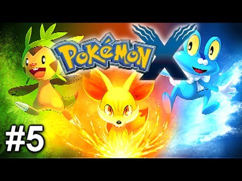 Pokemon X and Y Gameplay Let's Play - Squirtle I Choose You! - Part 5 (3DS Commentary)