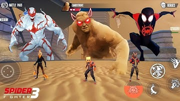 Spider Fighter 3: Action Game | Android Gameplay Walkthrough (108OP 60FPS)