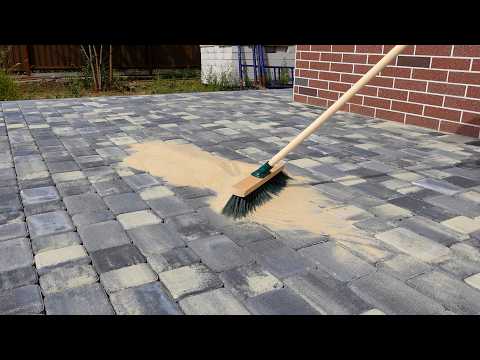 🏡The season was a bust! I have to do everything myself! DIY paving tiles with a slope away from t...