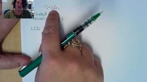 Unit 2:  Solve Rational Equations